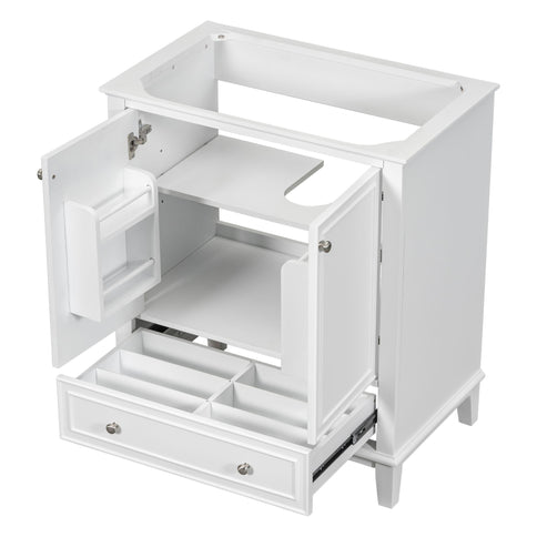 Modern Bathroom Vanity Base Only With Doors And Drawer