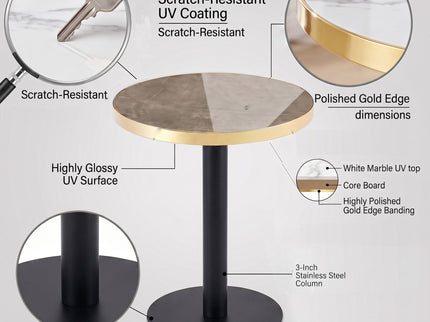 Elegant Round Bistro Table