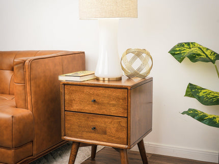 Cascade - Lamp Base Table Lamp - Beige / Gold / White