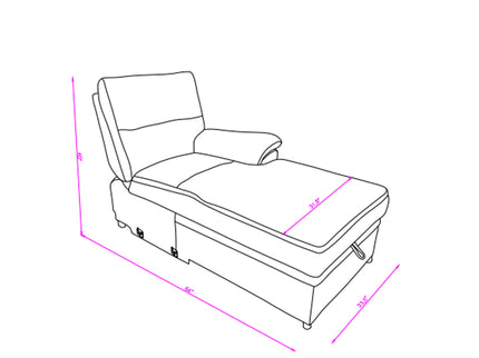 Sectional Sofa With Power Recline, USB Charging, And Storage Chaise - Gray