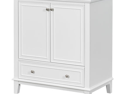 Modern Bathroom Vanity With Sink Combo, Multi Functional Cabinet With Doors And Drawer