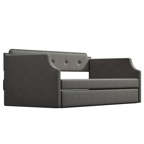 Upholstered Daybed With Trundle