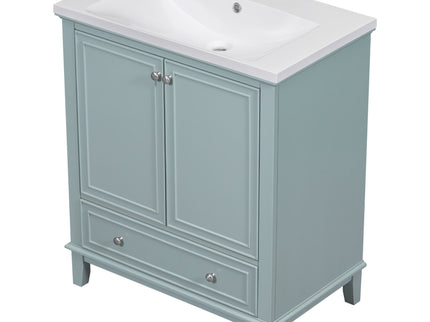 Modern Bathroom Vanity With Sink Combo, Multi Functional Cabinet With Doors And Drawer