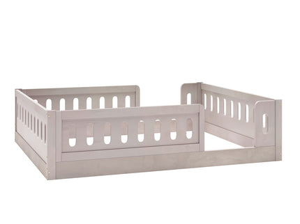 Platform Bed With Guardrail