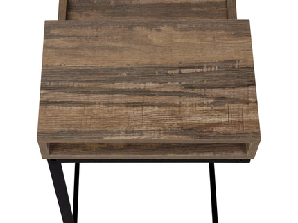 Accent Table, C - Shaped Contemporary Elegant Desig