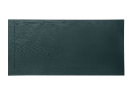 Hollow Carved 2 Door Accent Cabinet With Adjustable Shelf, Sideboard Buffet For Entryway, Living Room Or Bedroom - Blackish Green