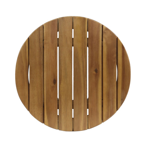 Outdoor Acacia Wood Side Table With Weather Resistance