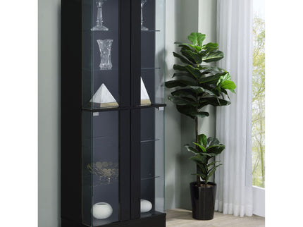 Gilbert - 4 Door LED Curio Display Cabinet