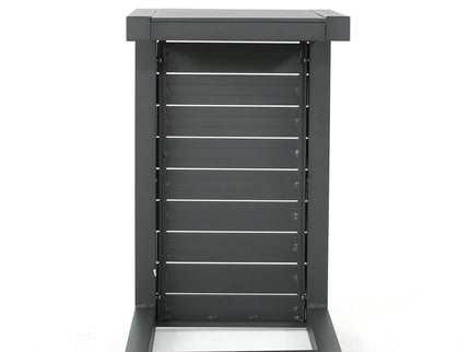 Aluminum Outdoor C - Shaped Side Table For Patio