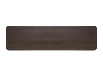 Console Table With Open Arch Cutouts For Living Room Hallway - Espresso