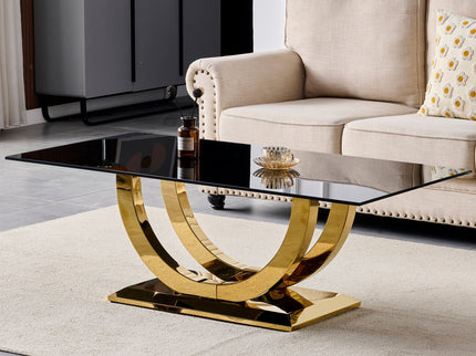 Rectangular Coffee Table With Base