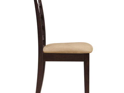 Lattice Back Side Chair (Set of 2) - Brown
