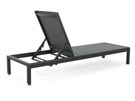 Outdoor Patio Chaise Lounge With 5 Reclining Positions