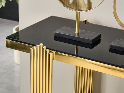 Console Table With Double Tier Storage