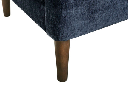 Button Tufted Accent Chair Vintage Style