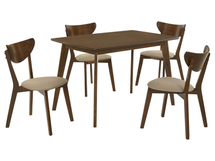 Daglosten - 5 Piece Dining Set - Chestnut