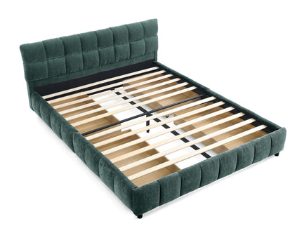 Modern Platform Bed Frame With Thick Fabric