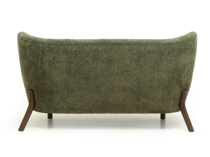 Nordic Chair Laid Back Loveseats With Curved Backres, No Armrests