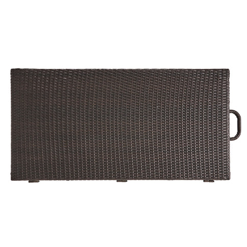 Blake - Wicker Cushion Box - Brown Multi