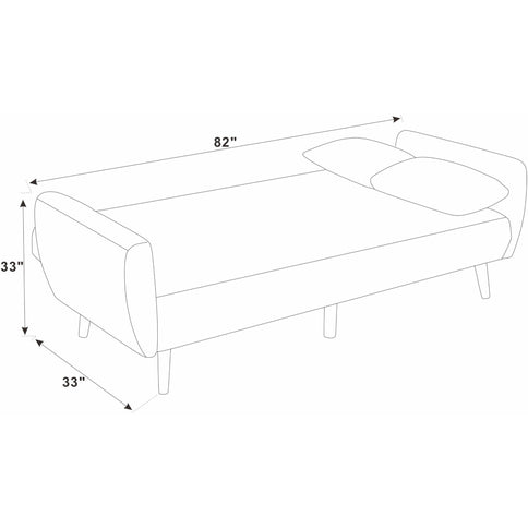 Futon Sofa Bed With Tall Legs