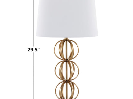 Linx - Contemporary Table Lamp (Set of 2) - Gold / White