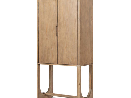 Nolan - Bar Cabinet With Wine Storage - Brown