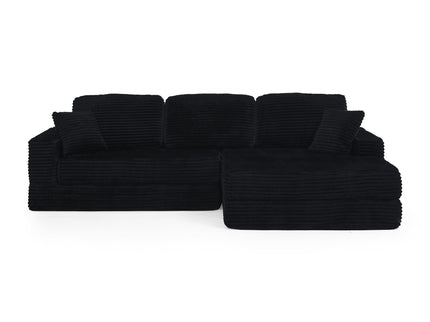 Modern Minimalist L Shape Modular Sectional Sofa, Couch