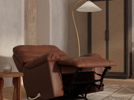 Oslo Antelope - Swivel Glider Recliner With Manual Footrest