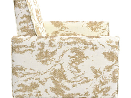 Push Back Upholstered Recliner Armchair