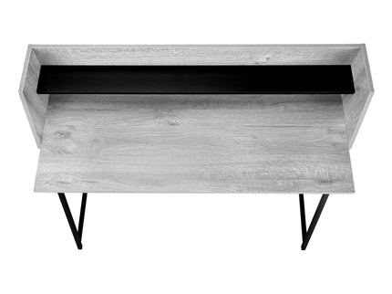 Computer Desk For Home Office, Laptop, Storage Shelves, Marble Look Contemporary & Modern