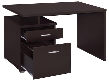 2 Drawer Reversible Office Desk With Modular Design
