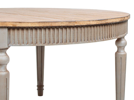 Colette - Round Dining Table - Blue / Gray