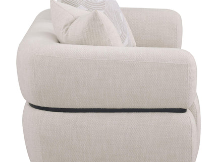 Ramsay - Round Arm Loveseat - Beige