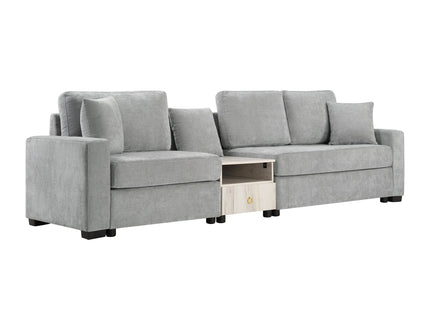 Modular Sofa Couch With Storage Armrest And Center Console