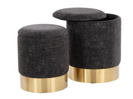 Marla - Contemporary Nesting Ottoman Set