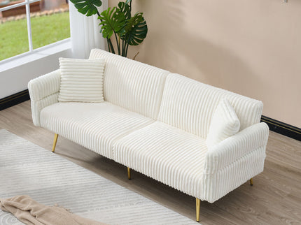 Luxury Foldable Double Sofa Bed With Folding Armrests