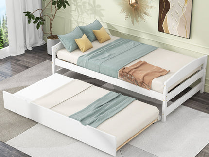 Platform Bed With Trundle