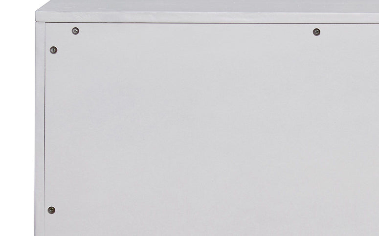 Anson - Console Cabinet - Silver / Champagne