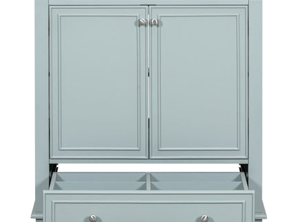 Modern Bathroom Vanity With Sink Combo, Multi Functional Cabinet With Doors And Drawer
