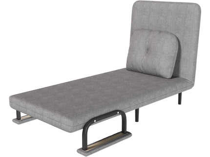 3 In 1 Convertible Folding Sofa Bed With Adjustable Backrest And Pillow