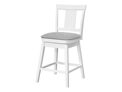 Swivel Bar Stool Counter Height, Transitional (Set of 2)