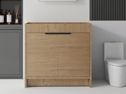 Freestanding Bathroom Vanity Cabinet With Soft Close Doors, Cabinet Only
