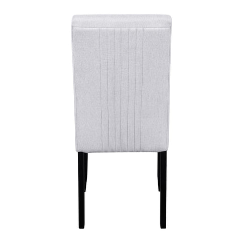 5 Piece Round Dining Table Set, Modern Dining Table And 4 Upholstered Chairs For Dining Room