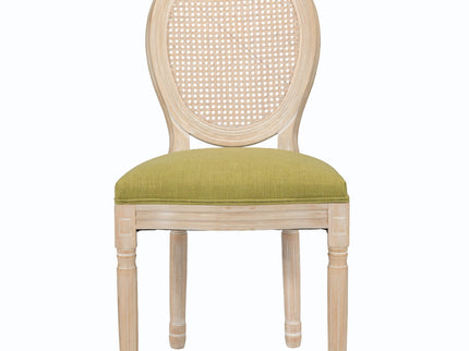 French Country Dining Chairs & Round Back (Set of 2)