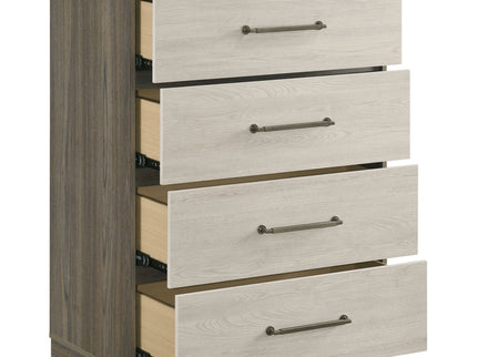 Edmondson - 4 Drawer Chest - Natural / Gray