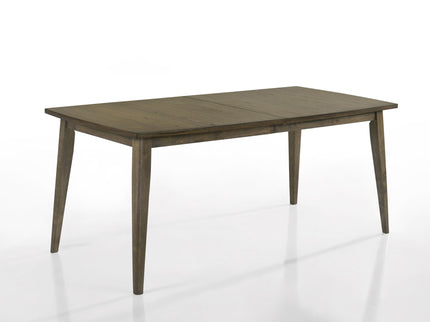 Bistro - Wide Contemporary Rectangle Dining Table With Extension Leaf