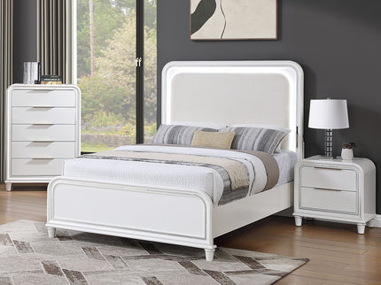 Bedroom Chest With 5 Drawers Storage Furniture - White