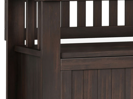 Acadian - Entryway Storage Bench, Handcrafted