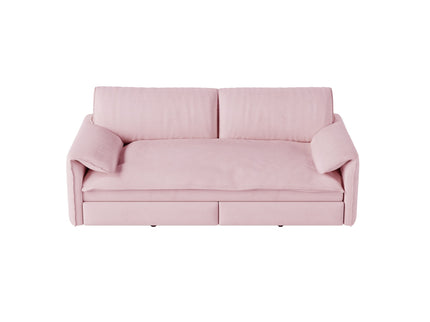 Queen Pull Out Sofa Bed With Side Storage