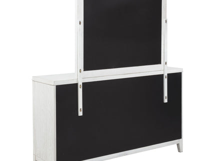 6 Drawer Dresser & Mirror - White